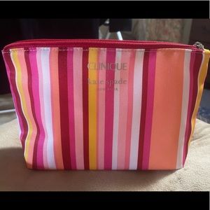 NWOT Kate Spade for Clinique Cosmetic Bag